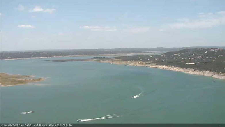 Lake Travis webcam, June 6, 2025 2:00 PM CT