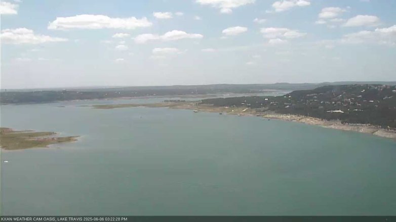 Lake Travis webcam, June 6, 2025 3:25 PM CT