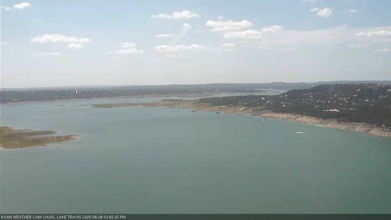 Lake Travis webcam, June 6, 2025 3:45 PM CT