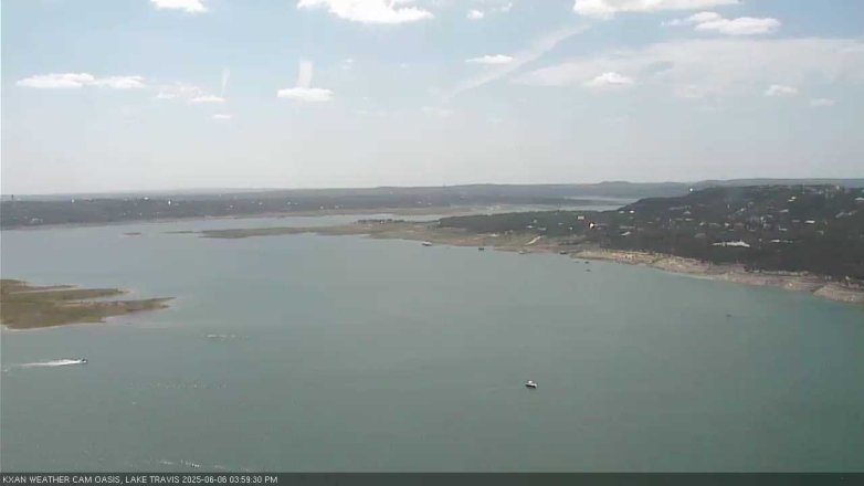 Lake Travis webcam, June 6, 2025 4:00 PM CT