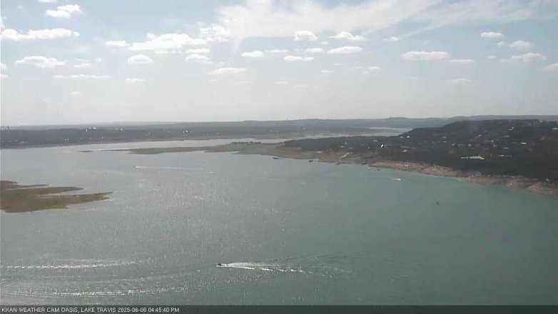 Lake Travis webcam, June 6, 2025 4:45 PM CT
