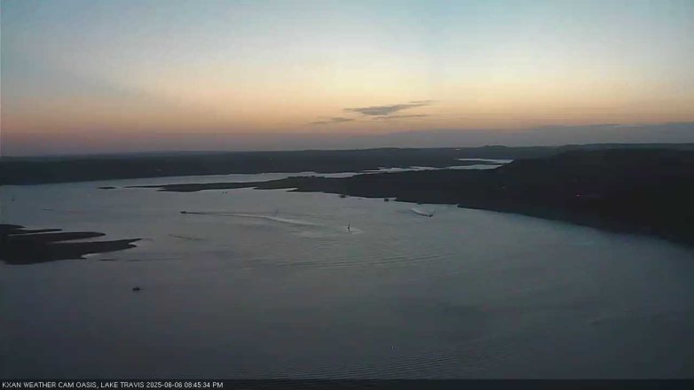 Lake Travis webcam, June 6, 2025 8:45 PM CT