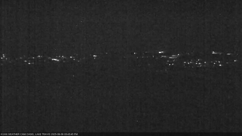 Lake Travis webcam, June 6, 2025 9:45 PM CT