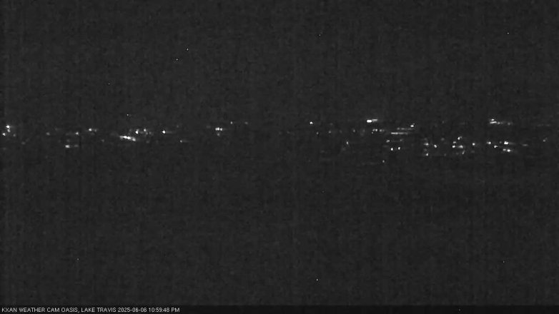 Lake Travis webcam, June 6, 2025 11:00 PM CT