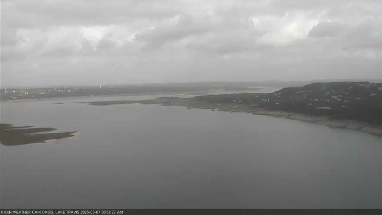 Lake Travis webcam, June 7, 2025 9:00 AM CT