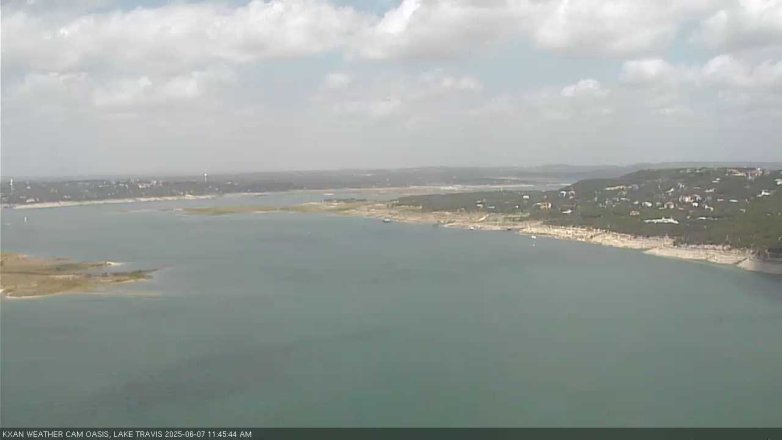 Lake Travis webcam, June 7, 2025 11:45 AM CT