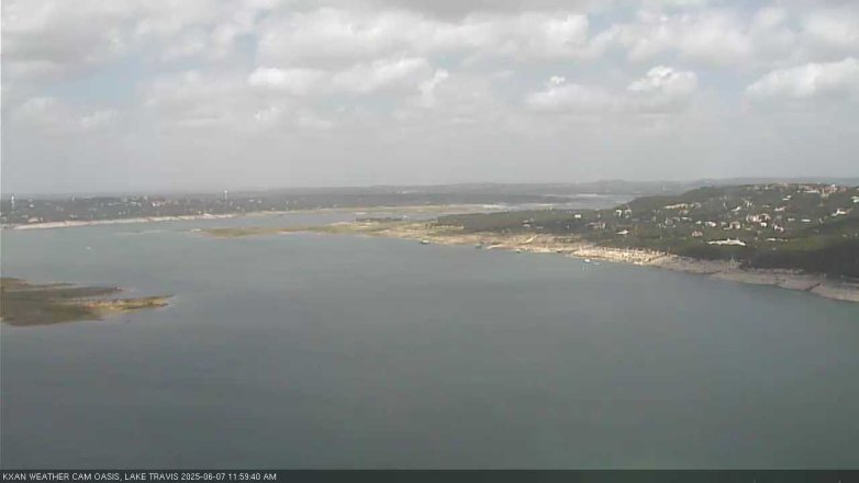 Lake Travis webcam, June 7, 2025 12:00 PM CT