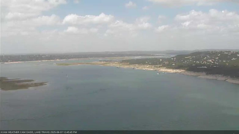 Lake Travis webcam, June 7, 2025 12:45 PM CT