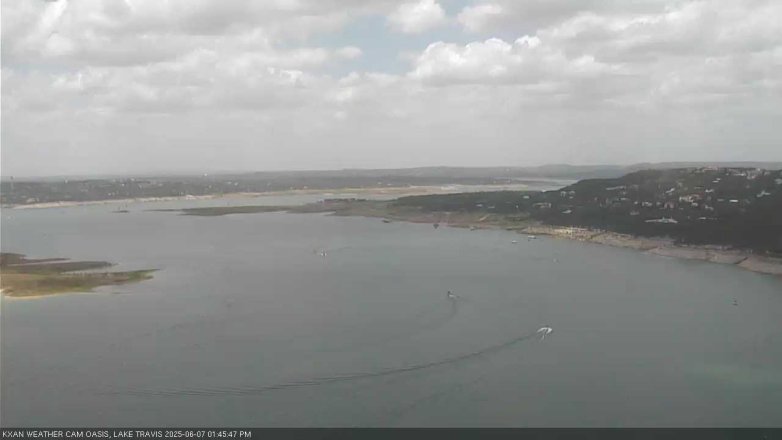 Lake Travis webcam, June 7, 2025 1:45 PM CT