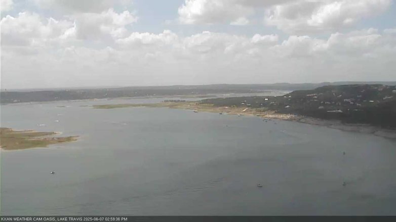 Lake Travis webcam, June 7, 2025 3:00 PM CT