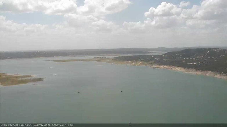 Lake Travis webcam, June 7, 2025 3:25 PM CT