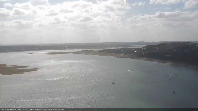 Lake Travis webcam, June 7, 2025 4:45 PM CT