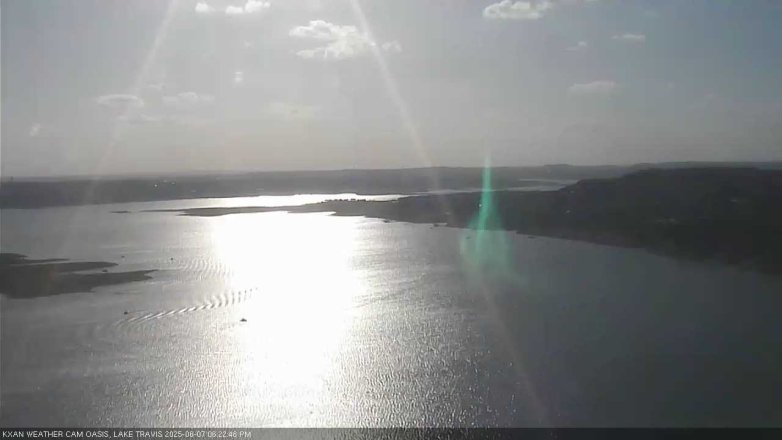 Lake Travis webcam, June 7, 2025 6:25 PM CT