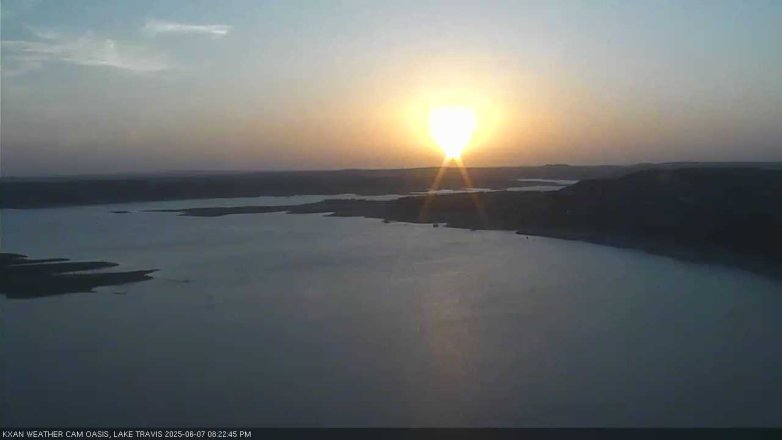 Lake Travis webcam, June 7, 2025 8:25 PM CT