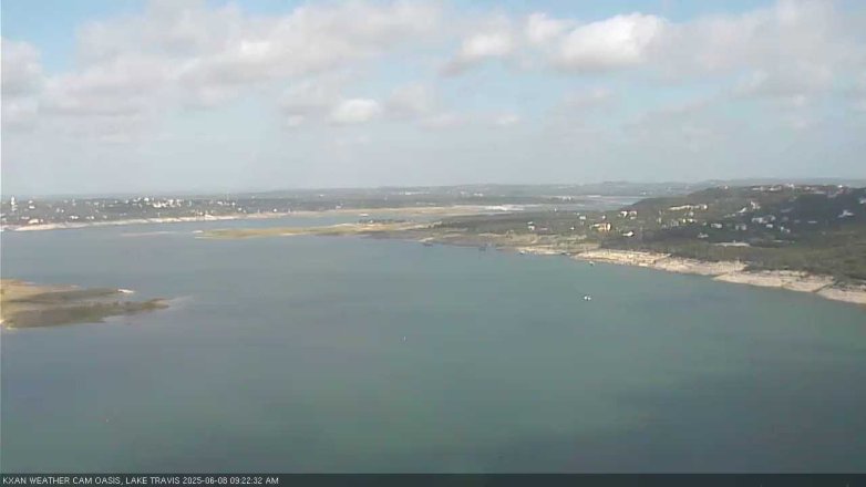 Lake Travis webcam, June 8, 2025 9:25 AM CT