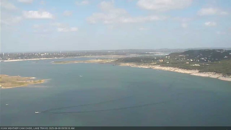 Lake Travis webcam, June 8, 2025 10:00 AM CT