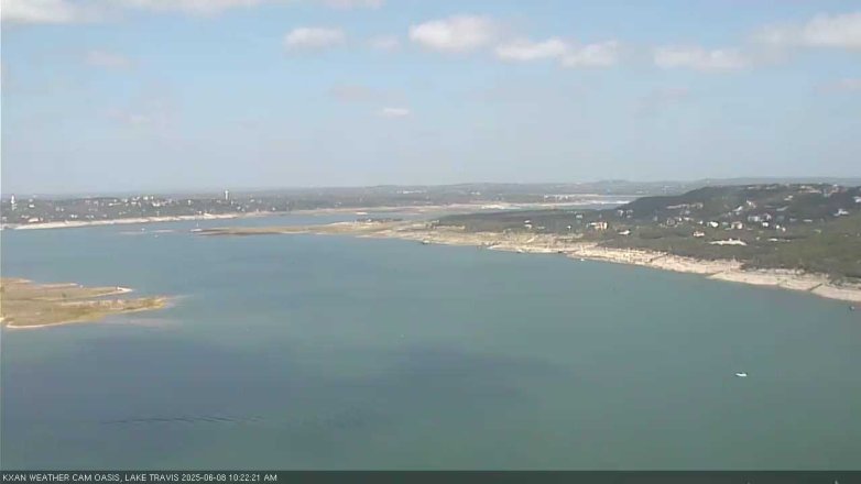 Lake Travis webcam, June 8, 2025 10:25 AM CT