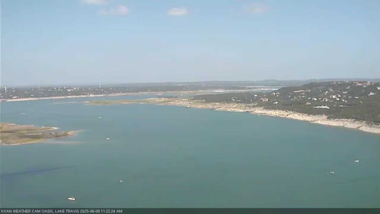 Lake Travis webcam, June 8, 2025 11:25 AM CT