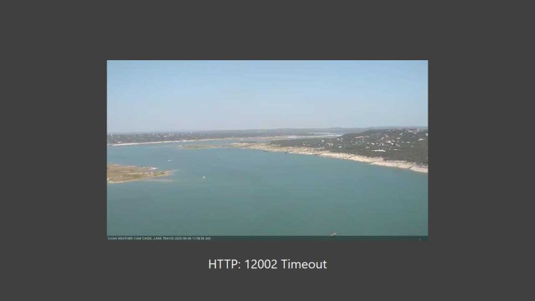 Lake Travis webcam, June 8, 2025 12:00 PM CT