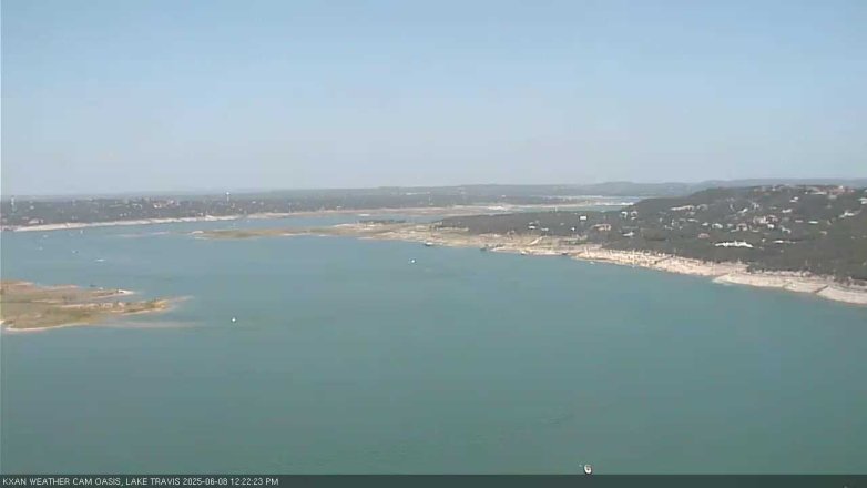 Lake Travis webcam, June 8, 2025 12:25 PM CT