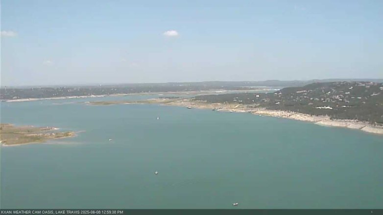 Lake Travis webcam, June 8, 2025 1:00 PM CT