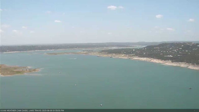 Lake Travis webcam, June 8, 2025 2:00 PM CT