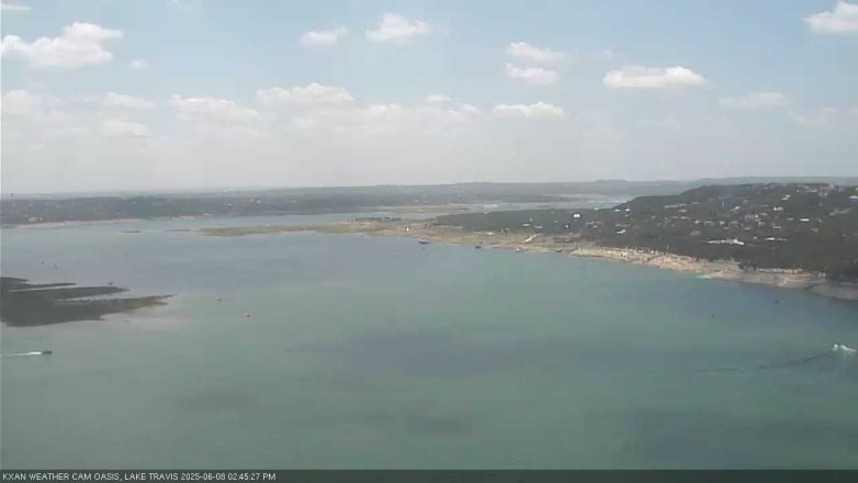Lake Travis webcam, June 8, 2025 2:45 PM CT