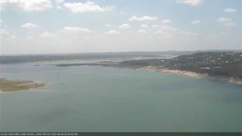 Lake Travis webcam, June 8, 2025 3:00 PM CT
