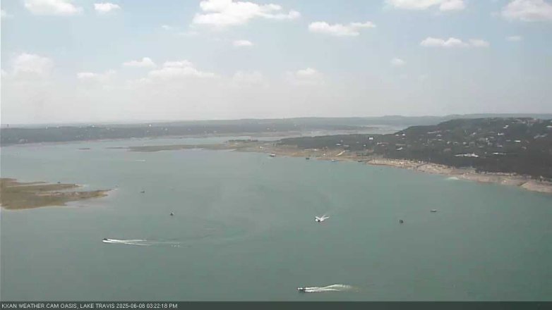 Lake Travis webcam, June 8, 2025 3:25 PM CT