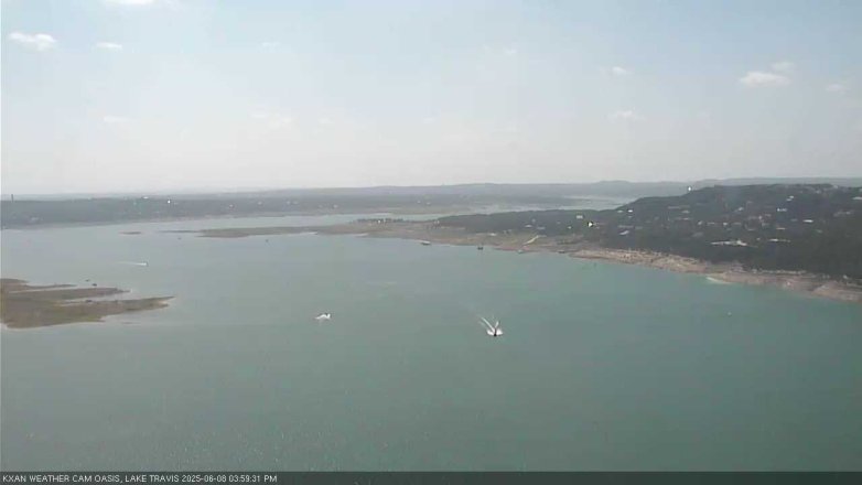 Lake Travis webcam, June 8, 2025 4:00 PM CT