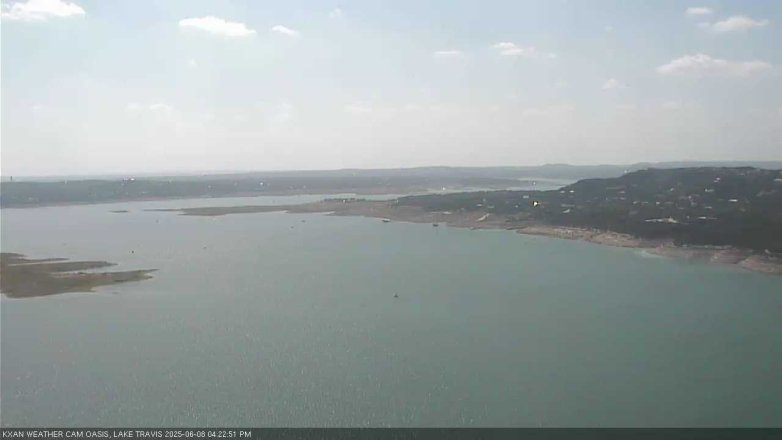 Lake Travis webcam, June 8, 2025 4:25 PM CT