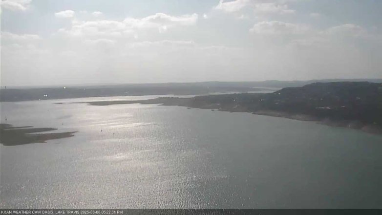 Lake Travis webcam, June 8, 2025 5:25 PM CT