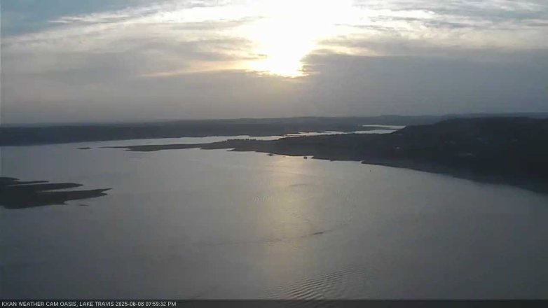 Lake Travis webcam, June 8, 2025 8:00 PM CT