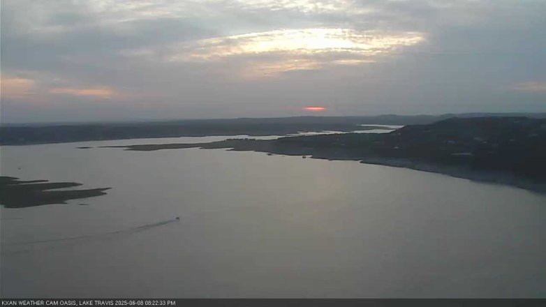 Lake Travis webcam, June 8, 2025 8:25 PM CT