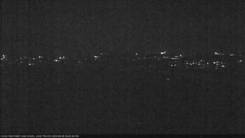 Lake Travis webcam, June 8, 2025 9:45 PM CT