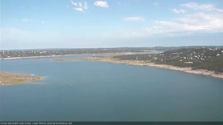 Lake Travis webcam, June 9, 2025 9:45 AM CT