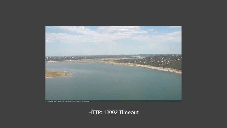 Lake Travis webcam, June 9, 2025 11:00 AM CT