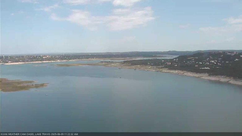 Lake Travis webcam, June 9, 2025 11:25 AM CT