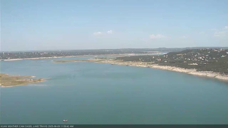 Lake Travis webcam, June 9, 2025 12:00 PM CT