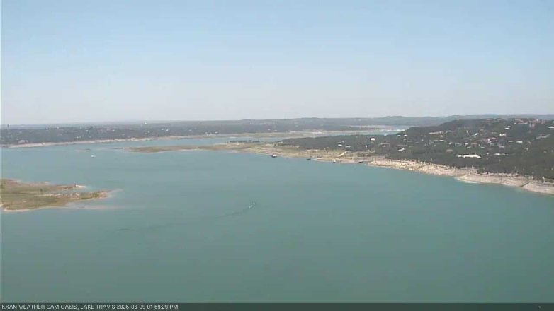 Lake Travis webcam, June 9, 2025 2:00 PM CT