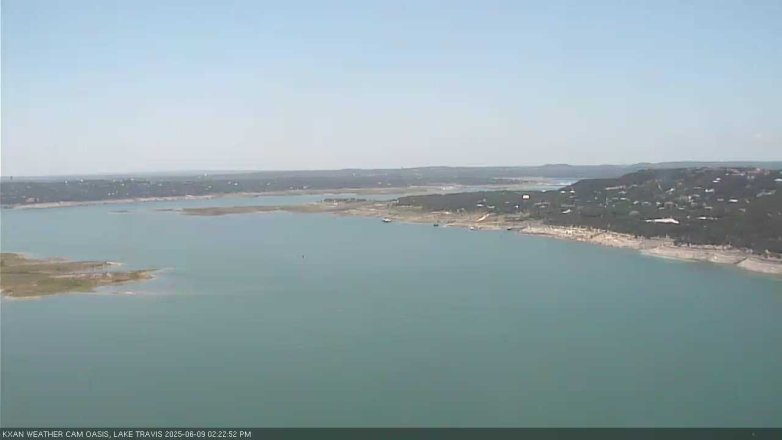 Lake Travis webcam, June 9, 2025 2:25 PM CT