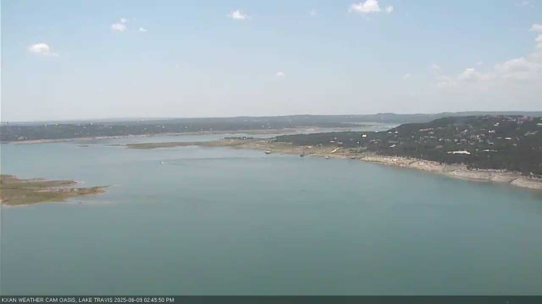 Lake Travis webcam, June 9, 2025 2:45 PM CT