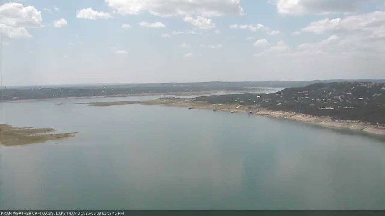 Lake Travis webcam, June 9, 2025 3:00 PM CT