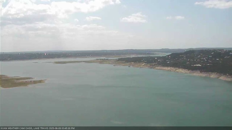 Lake Travis webcam, June 9, 2025 3:45 PM CT