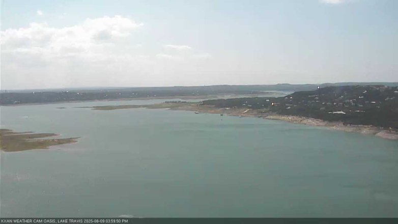 Lake Travis webcam, June 9, 2025 4:00 PM CT