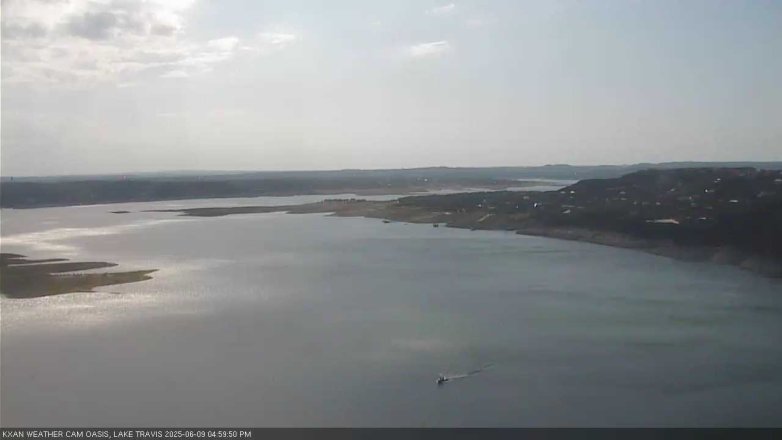 Lake Travis webcam, June 9, 2025 5:00 PM CT