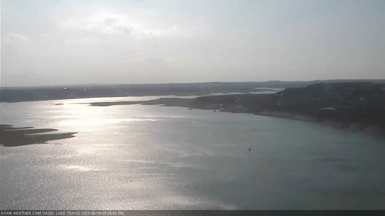 Lake Travis webcam, June 9, 2025 5:45 PM CT