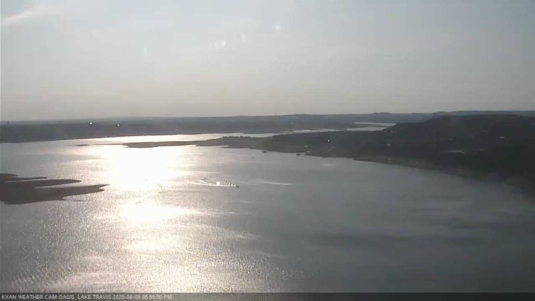 Lake Travis webcam, June 9, 2025 6:00 PM CT
