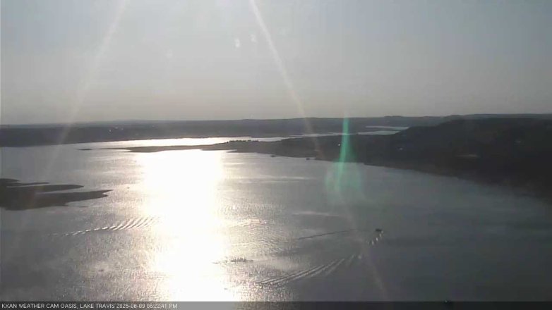 Lake Travis webcam, June 9, 2025 6:25 PM CT