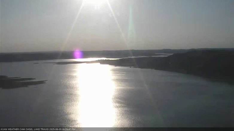 Lake Travis webcam, June 9, 2025 7:00 PM CT